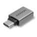AXAGON RUCM-AFA, redukcia USB-C (M) -> USB-A (F), USB 3.2 Gen 2, 3A, ALU