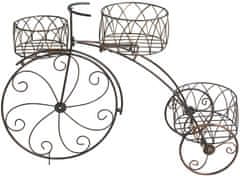 STREND PRO GARDEN Dekorácia Strend Pro, stojan na 3 kvetináče, bicykel