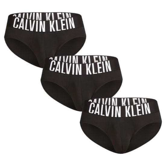 Calvin Klein 3PACK pánske slipy čierné (NB3610A-UB1)