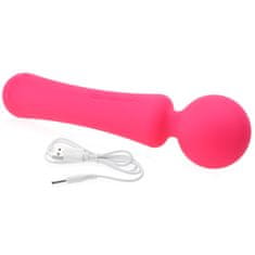 XSARA Silný masažér klitorisu bezdrátový vibrátor wand - 140 kombinací stimulace - 74434942