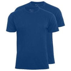  Pánske Tričko set 2 kusy modré Farba: Modrá, Veľkosť: XL
