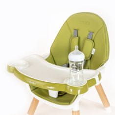 NEW BABY Jedálenská stolička 3v1 New Baby Grace green 