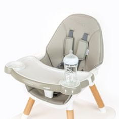 NEW BABY Jedálenská stolička 3v1 New Baby Grace grey 