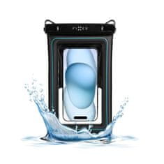 FIXED Púzdro Float Max vodeodolné plávajúce s kvalitným uzamykacím systémom a certifikáciou IPX8, čierna