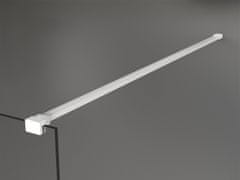 Mexen Kioto, Walk-In sprchová zástena 150 x 200 cm, 8mm číre sklo, biely profil, 800-150-101-20-00