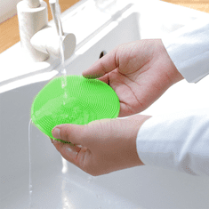 GFT Antibakteriálna silikónová hubka - zelená