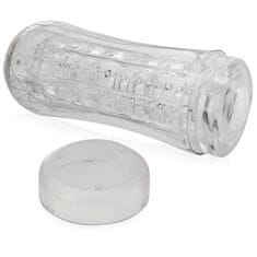 XSARA Diskrétní gelový masturbátor s výčnělky měkké želé v tubě - 70059904