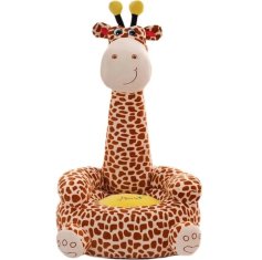 Sobex Detská kresielko žirafa hnedá