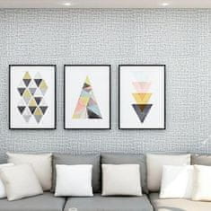 HOME & MARKER® Samolepiaca vinylová umývateľná tapeta na stenu – biela farba, (35 x 500 cm) | WALLPOSH