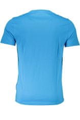 Harmont & Blaine  Perfektné Pánske Tričko Krátky Rukáv Svetlo modrá Farba: svetlo modrá, Veľkosť: 2XL