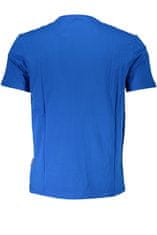 Napapijri  Perfektné Pánske Tričko Krátky Rukáv Modrá Farba: Modrá, Veľkosť: M