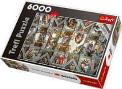 Trefl puzzle Sixtínska kaplnka - 6000 dielikov