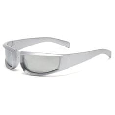 VeyRey Slnečné okuliare Istephiel Steampunk Šedá sklíčka biela Universal