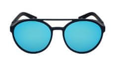 VeyRey Slnečné okuliare Cololial Steampunk Svetlo modrá sklíčka čierna Universal