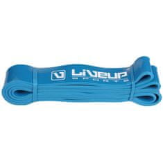 LiveUp Aerobic guma posilňovacia guma 208 x 0,45 cm modrá rozmer S