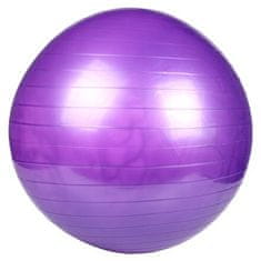Gymball 95 gymnastická lopta fialové balenie 1 ks