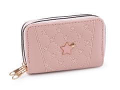 Dámska / dievčenská peňaženka dvojitá 8x13 cm - púdrová