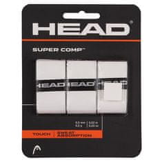 Head Super Comp overgrip omotávka hr. 0,5 mm biela balenie 3 ks
