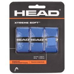 Head XtremeSoft 3 overgrip omotávka hr. 0,5 mm modrá balenie 3 ks