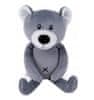 BalibaZoo Dětská plyšová hračka/mazlíček Medvídek, 19cm, šedý