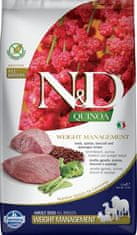 N&D QUINOA Dog GF Weight Management Lamb & Broccoli Adult All Breeds 2,5 kg