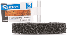 GEKO Brúsny kotúč so stopkou na odstraňovanie hrdze, farby z dreva a železa, 75x15 mm, GEKO