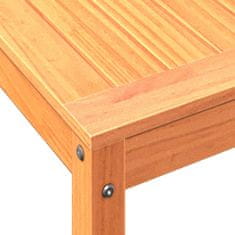Vidaxl Stôl na presádzanie a polica voskovohnedý 108x50x75 cm borovica