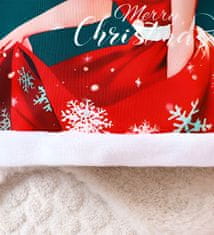 EXCELLENT Vianočná mikina červená veľkosť 104 - Lady in a dress
