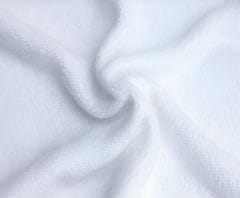 EXCELLENT Detské pončo biele s dúhou 60x120 cm - Malý biely jednorožec
