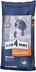 Club4Paws Premium suché krmivo pre dospelé stredne veľké psy 20 kg