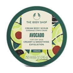The Body Shop Vyhladzujúci telový peeling pre suchú pokožku Avocado (Body Scrub) (Objem 240 ml)