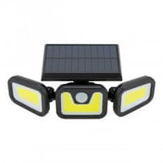 Vergionic  4066 Solárne COB LED osvetlenie s PIR čidlom pohybu a súmraku