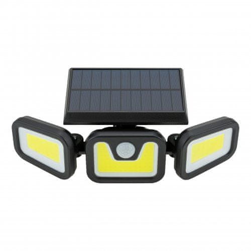Vergionic  4066 Solárne COB LED osvetlenie s PIR čidlom pohybu a súmraku