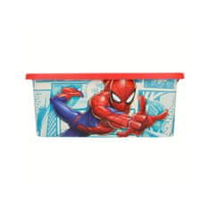 Stor Plastový úložný box Spiderman, 13L, 02625