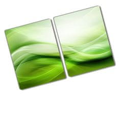 Wallmuralia.sk Doska na krájanie zo skla Zelené lístie pozadie 2x40x52 cm