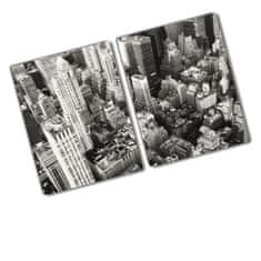 Wallmuralia.sk Kuchynská doska zo skla New York z vtačieho pohľadu 2x40x52 cm