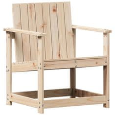 Vidaxl Záhradná stolička 62x56x77 cm borovicový masív
