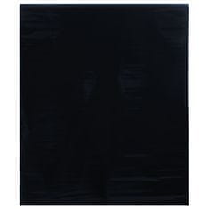 Petromila vidaXL Okenné fólie 3 ks statické matné čierne PVC