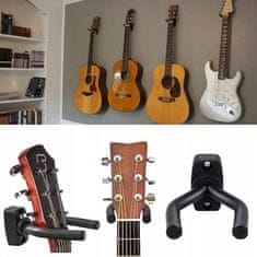 Korbi  Vešiak na gitaru, držiak, háčik, stojan na gitaru, ukulele, mandolínu na stenu.