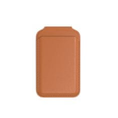 Satechi Magnetický stojan / peňaženka Vegan-Leather pre Apple iPhone 12/13/14/15, Oranžová