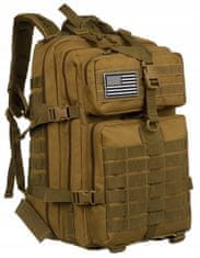 Peterson Vojenský, nepremokavý cestovný batoh vyrobený z polyesteru a nylonu