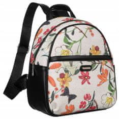 David Jones Dámsky mestský ruksak s kvetinovým vzorom