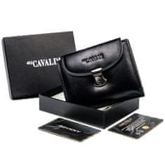 4U Cavaldi Stredná dámska kožená peňaženka na patentku