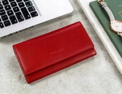4U Cavaldi Priestranná, horizontálna dámska peňaženka z prírodnej kože s RFID systémom