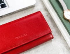 4U Cavaldi Priestranná, horizontálna dámska peňaženka z prírodnej kože s RFID systémom