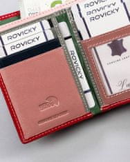 4U Cavaldi Kompaktná peňaženka z leštenej prírodnej kože
