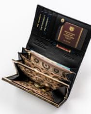 Peterson Dámska kožená peňaženka s motívom hadej kože