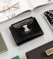 Peterson Dámska kožená peňaženka s RFID systémom a patentným zapínaním