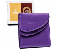Peterson Kompaktná, kožená dámska peňaženka so zapínaním