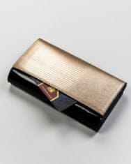 Peterson Čierno zlatá lakovaná dámska peňaženka